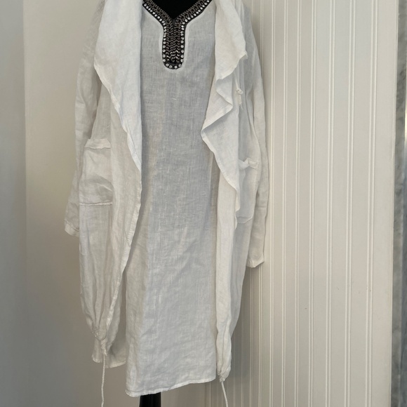 NWT Italian Linen Lagenlook XL Dress - Picture 5 of 5
